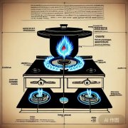 燃气灶啪的一声自动熄火